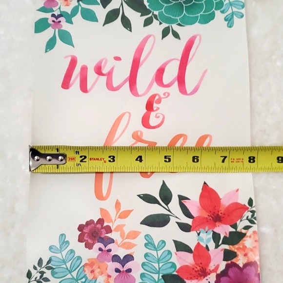 "Wild & Free" Succulent Cannvas Banner - Picture 4 of 9